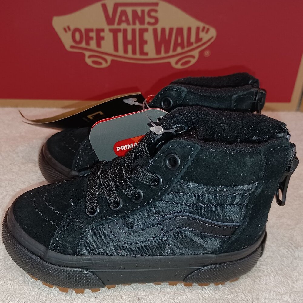 Vans Toddlers Size 4.0 Sk8 Hi MTE 2 Primaloft Black Camo